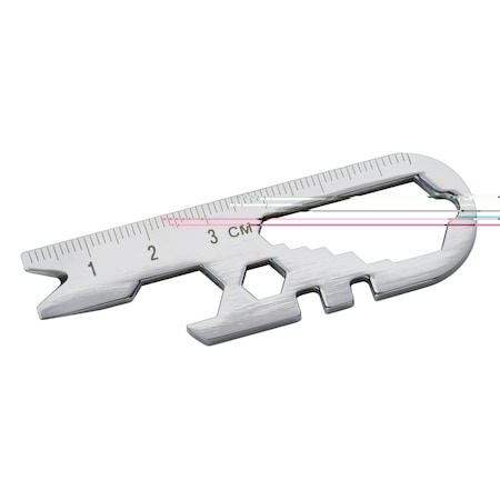 Prime-Line SWISS+TECH 14-in-1 Micro Wrench Multi-Tool, SS Construction, For Keychain, Auto, Camping, Hardware ST67129